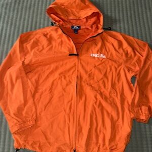 ING Men's Orange Windbreaker Jacket